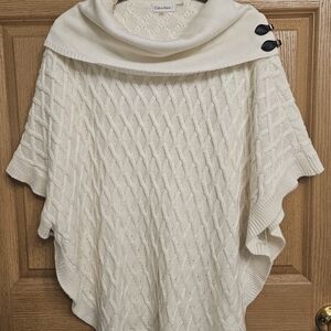 Calvin Klein Cream Cable Knit Sweater